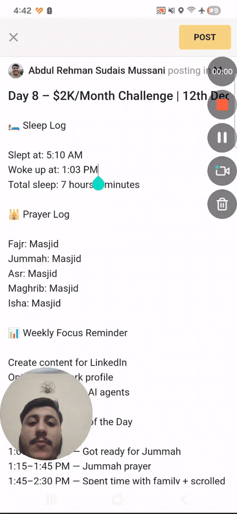 Day 8 – $2K/Month Challenge | 12th Dec