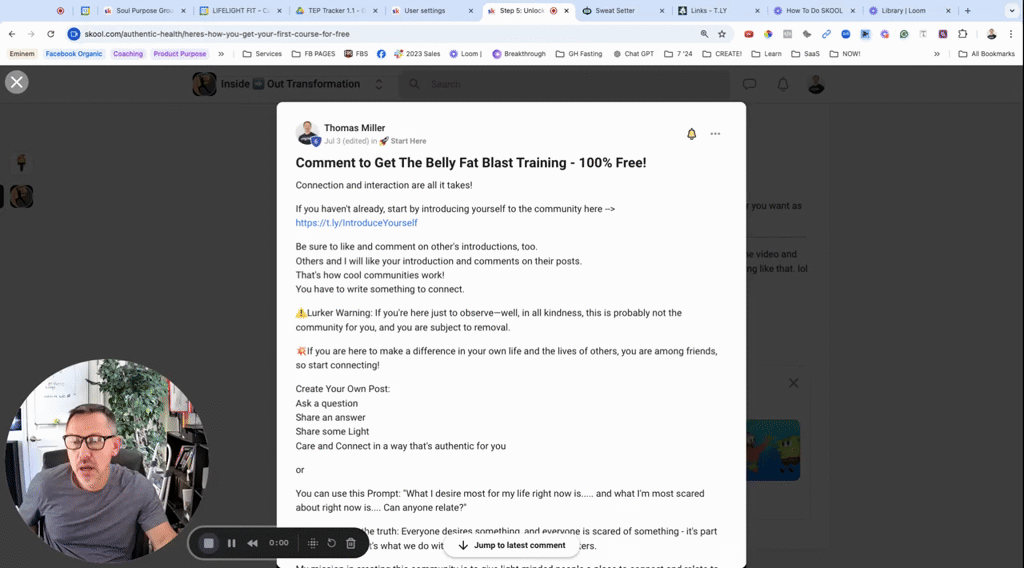 Comment to Get Quantum Health Training - 100% Free!