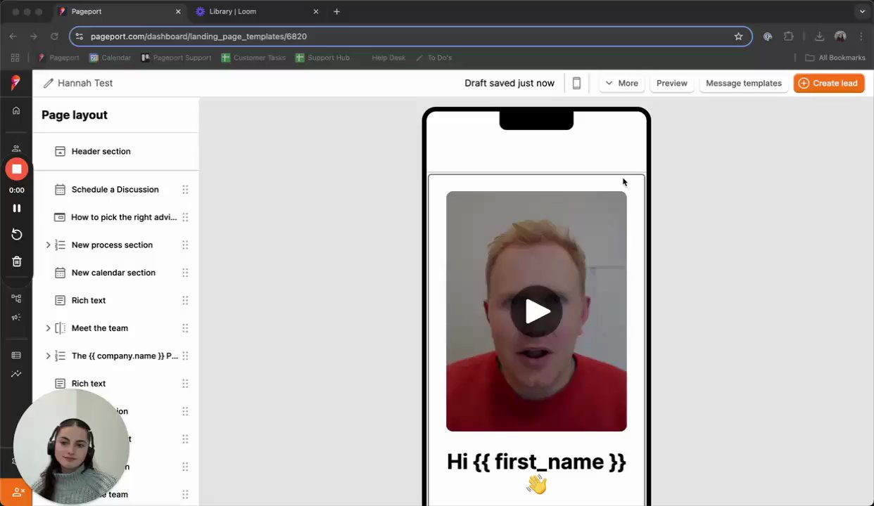 Preview of Saving Video Sections to Asset Library