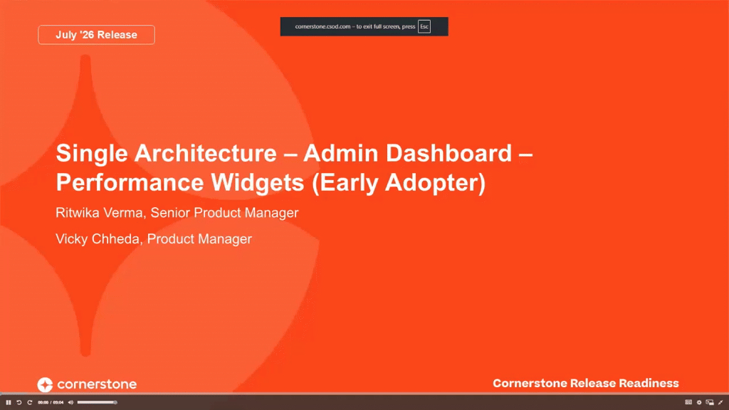 Admin Dashboard Adds Goals and Performance Review Widgets