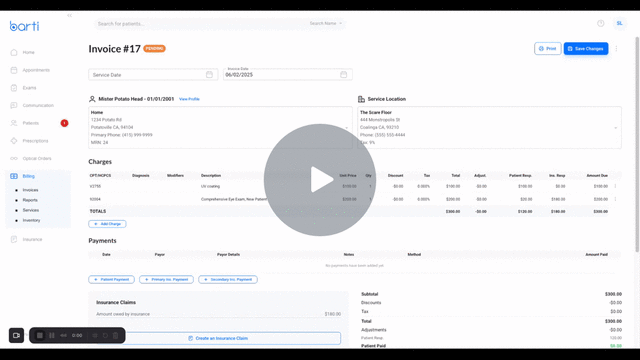 Patient Payment Modal