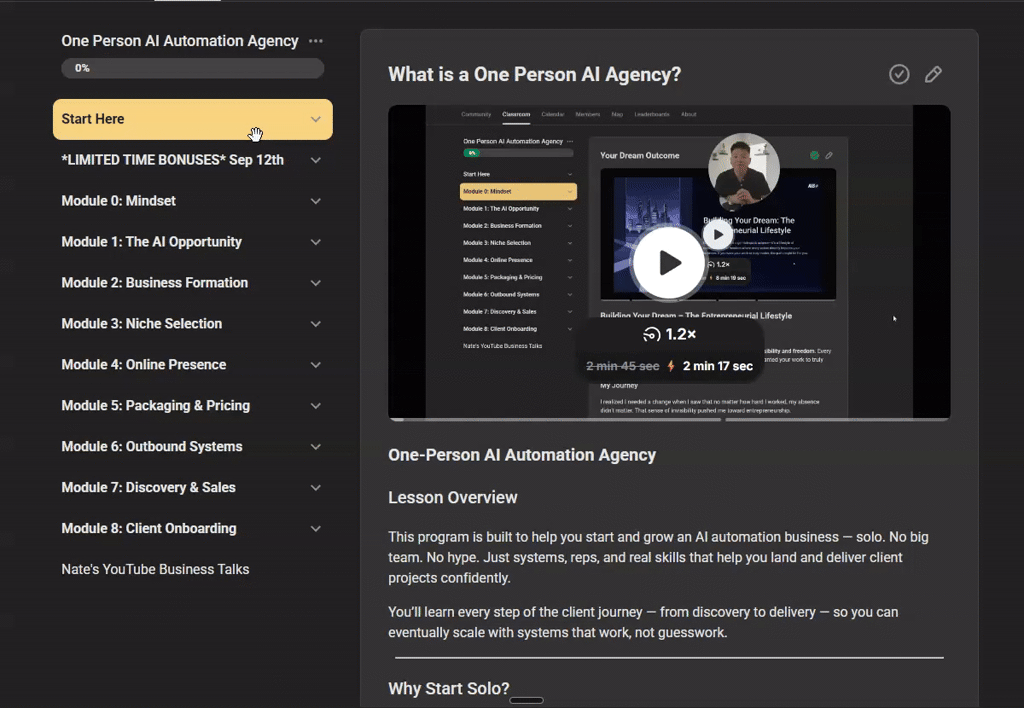 Your FREE pass to my new AI agency course!