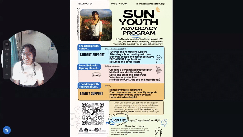 Meet Nia Johnson, SUN Youth Advocate at Impact NW