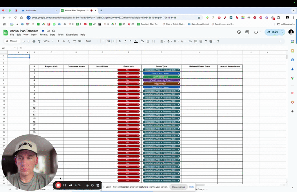 Planning Sheet Deep Dive