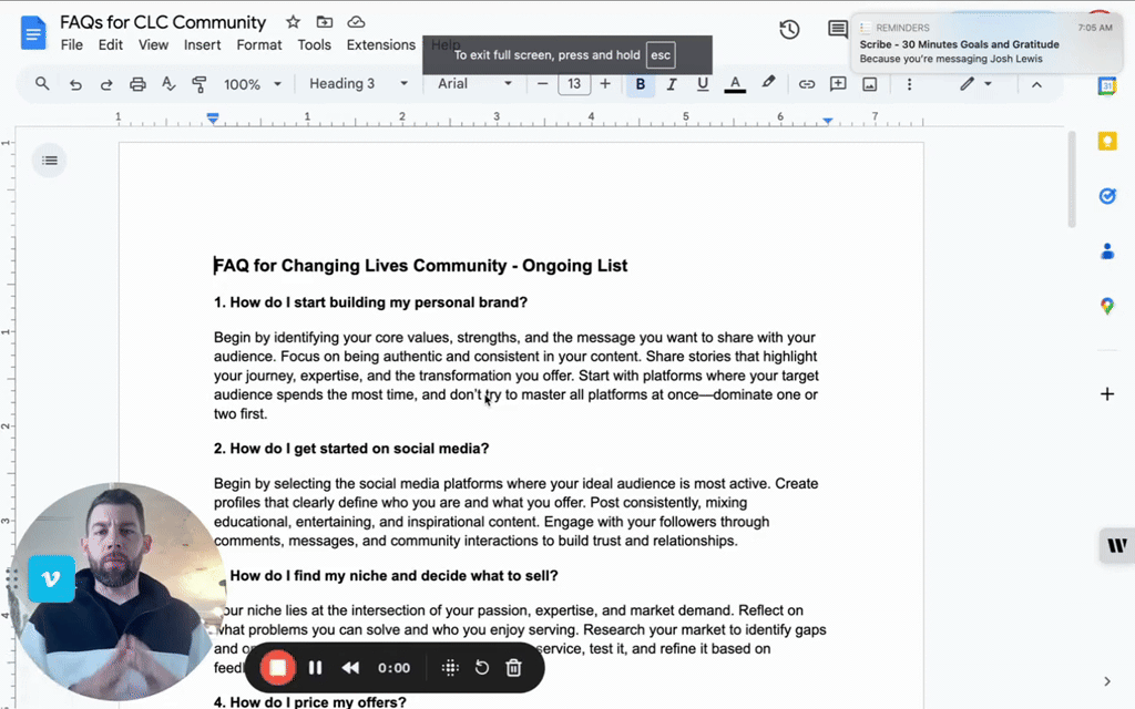 FAQ added
