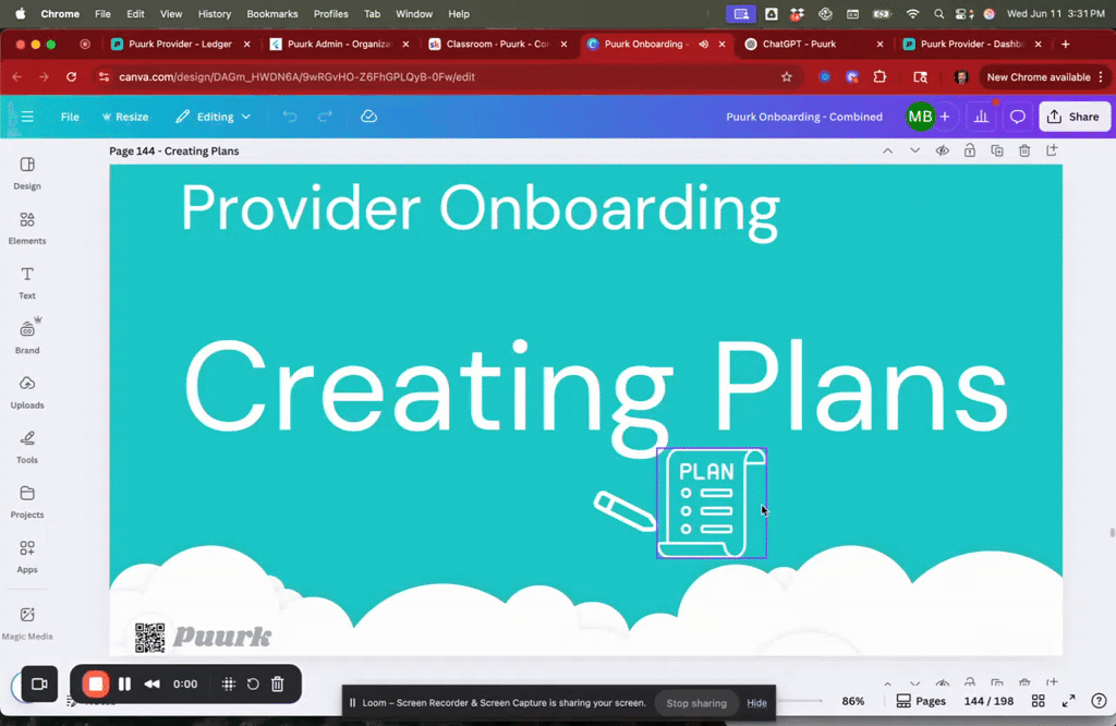 Creating Plans Follow Along Video in Classroom