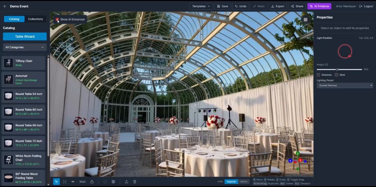 Event Design App demo