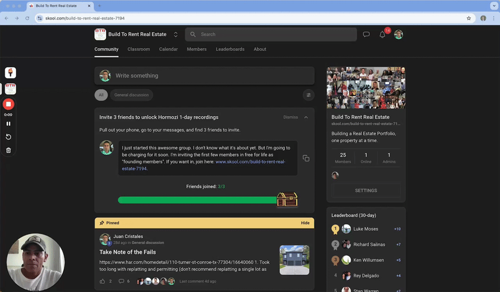 Navigating B2R on Skool