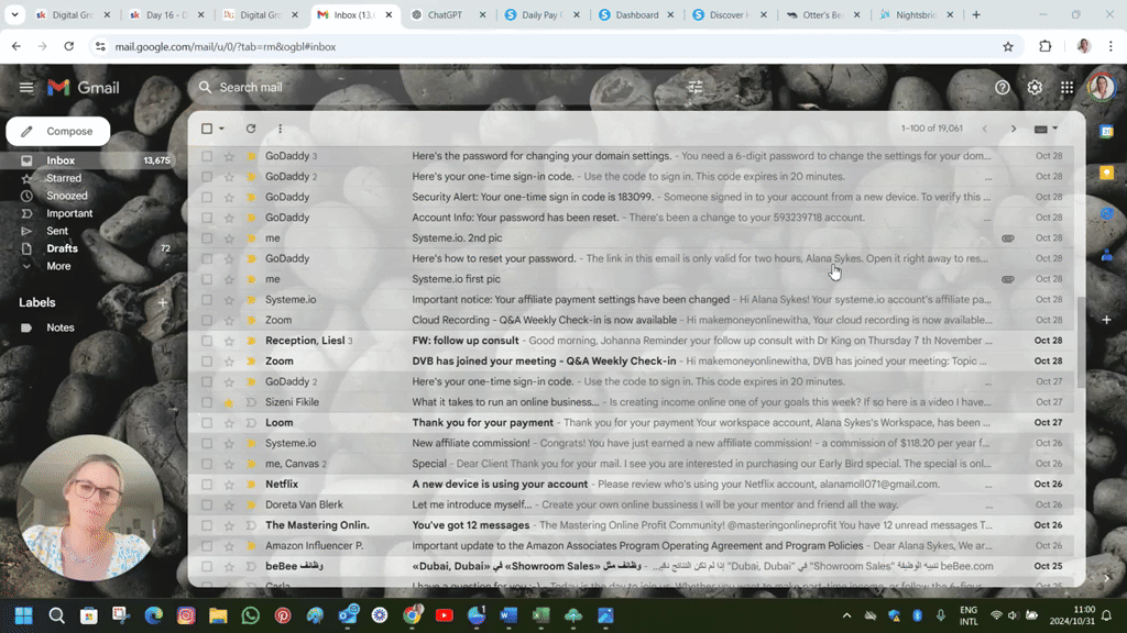 $118.20 commission earned as an affiliate