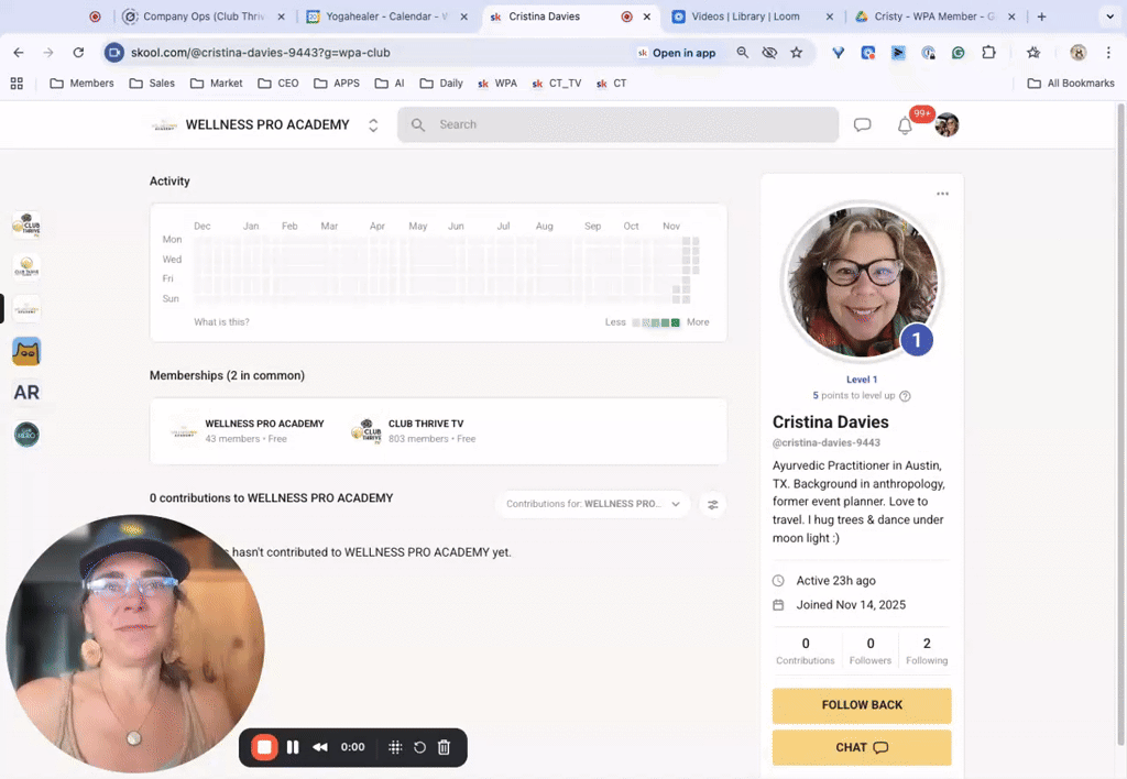 Cristy Davies - Welcome to WPA!