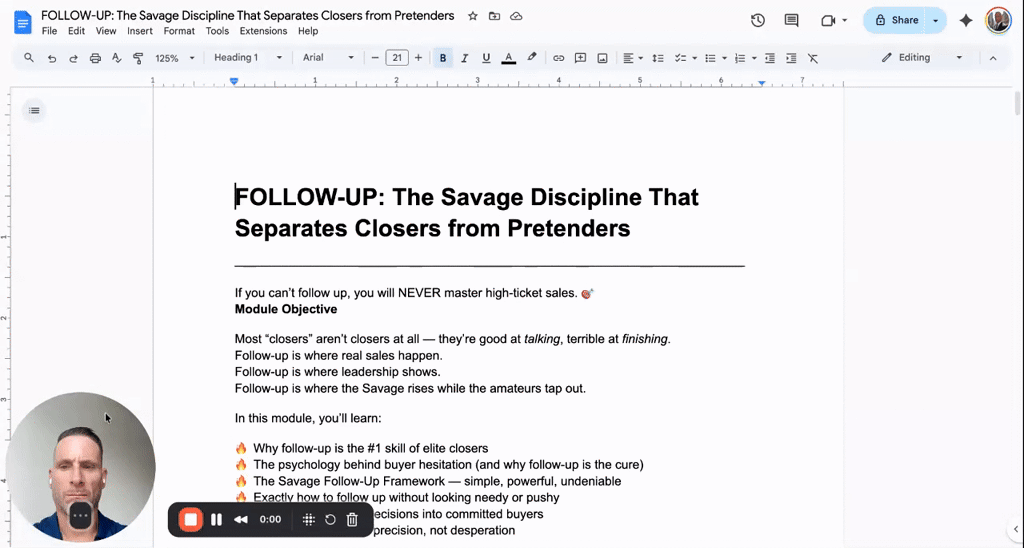 FOLLOW-UP: The Discipline That Separates Closers from Pretenders