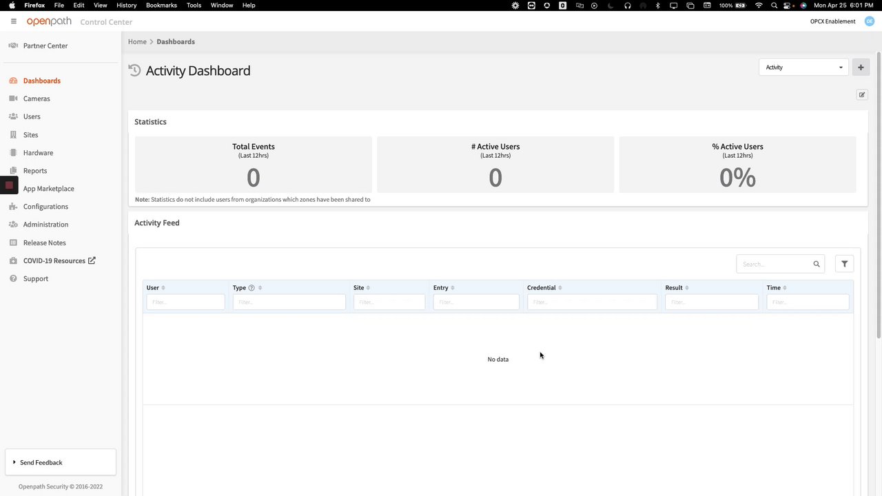 Preview of Openpath Partner Center How-To 2022
