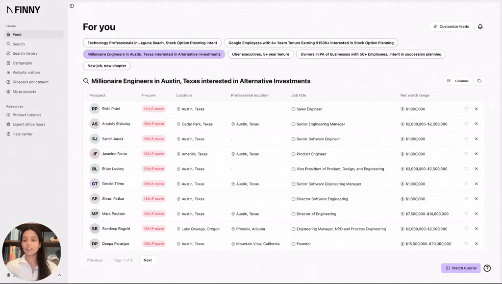 👀🚀 FINNY - Prospecting