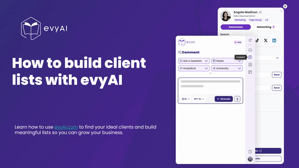 How to build lists of ideal clients with artificial intelligence