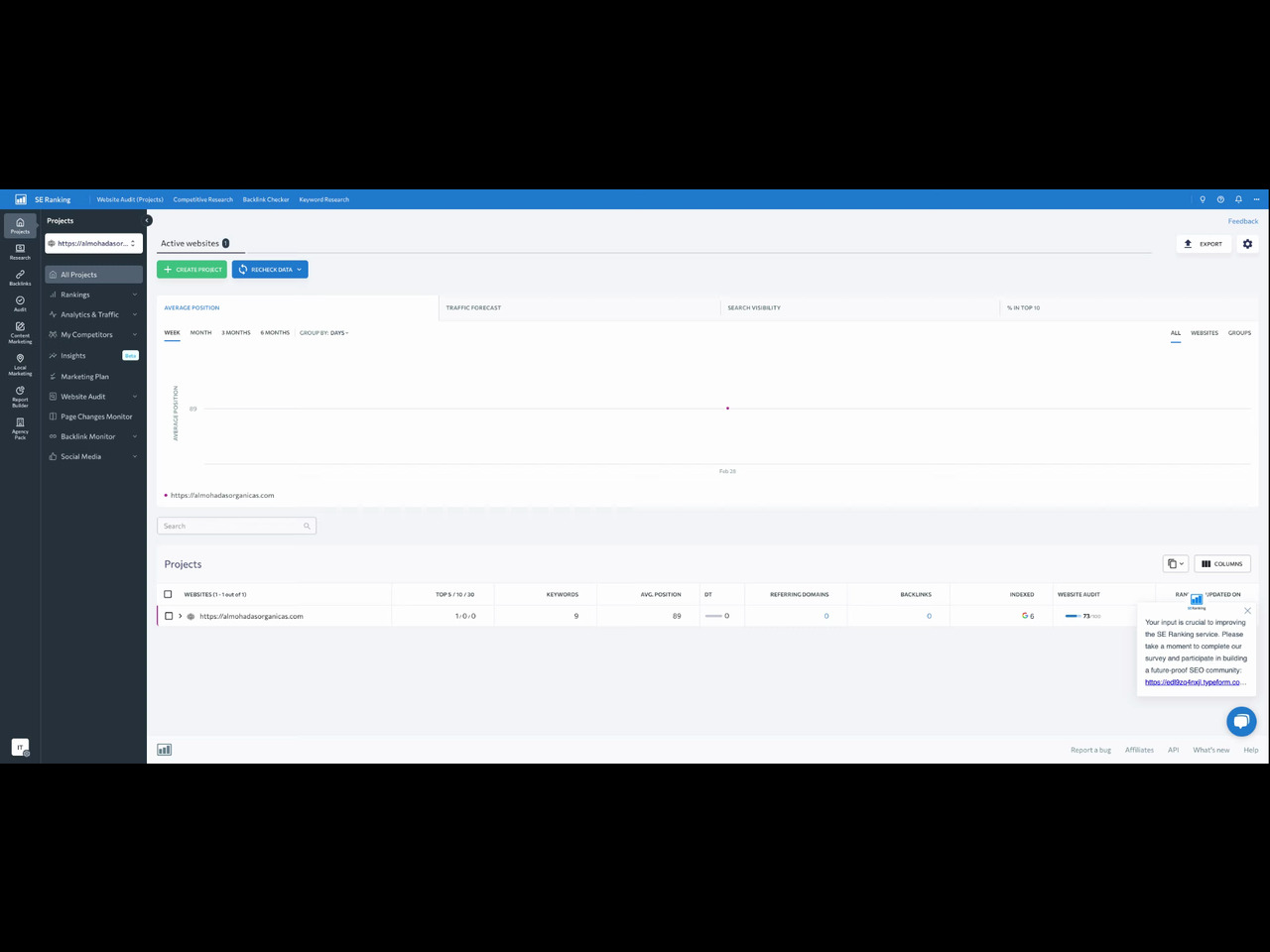 Content Idea Finder: encuentra ideas de contenido con SE Ranking