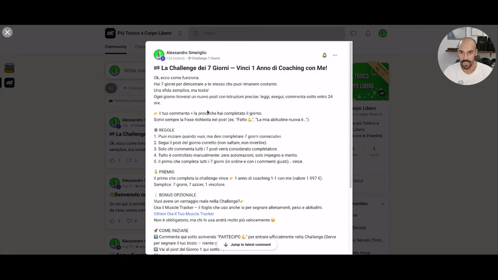 🏁 La Challenge dei 7 Giorni — Vinci 1 Anno di Coaching con Me!