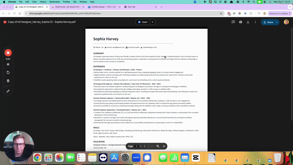 Quantifying Your Experience in UX Design