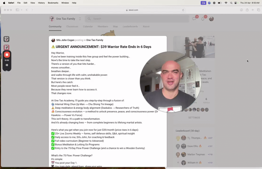 ⚠️ URGENT ANNOUNCEMENT: $39 Warrior Rate Ends in 6 Days