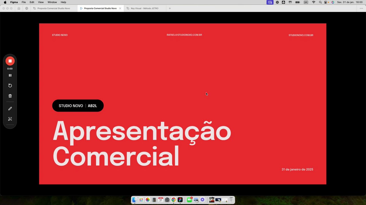 Preview of Figma - Proposta Comercial Studio Novo - 💻 Proposta AB2L - 31 January 2025