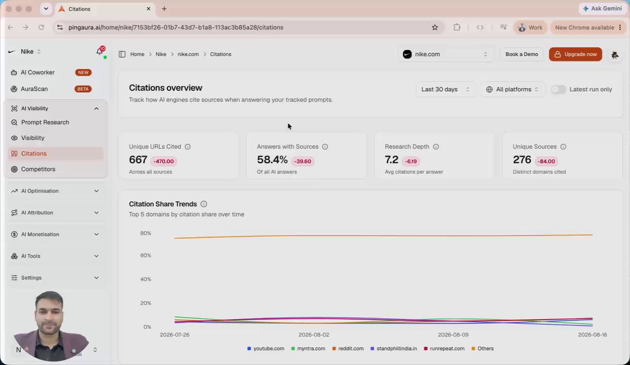 Citations in AI Visibility