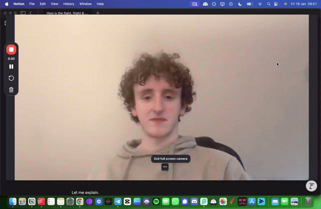 How is the fight, flight & freeze mechanism triggered?