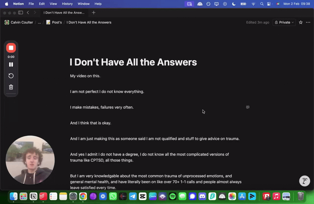 I Don't Have All the Answers