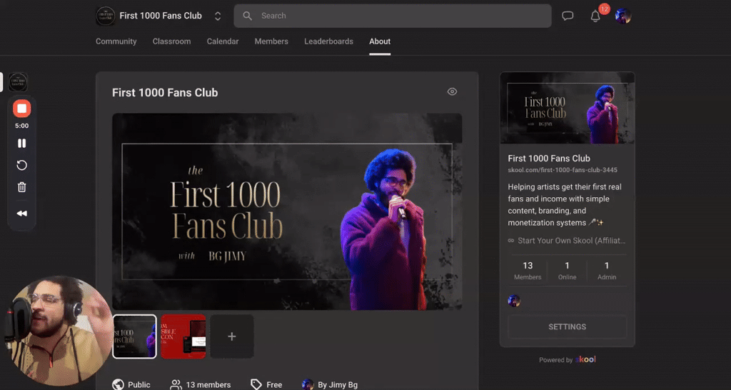 Welcome to the First 1000 Fans Club 🖤