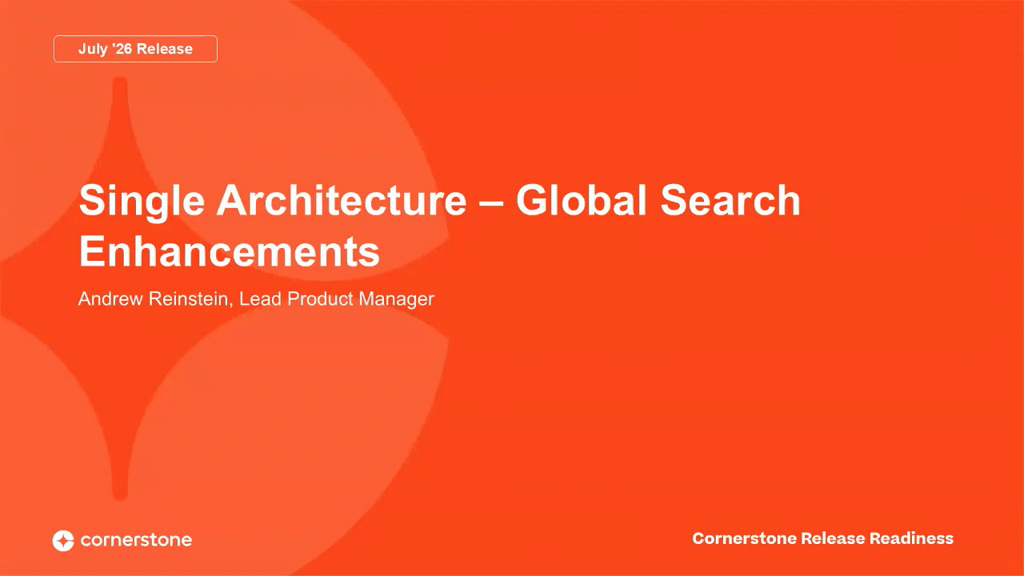 Global Search Enhancements: Customizable Preferences and New Search Bar