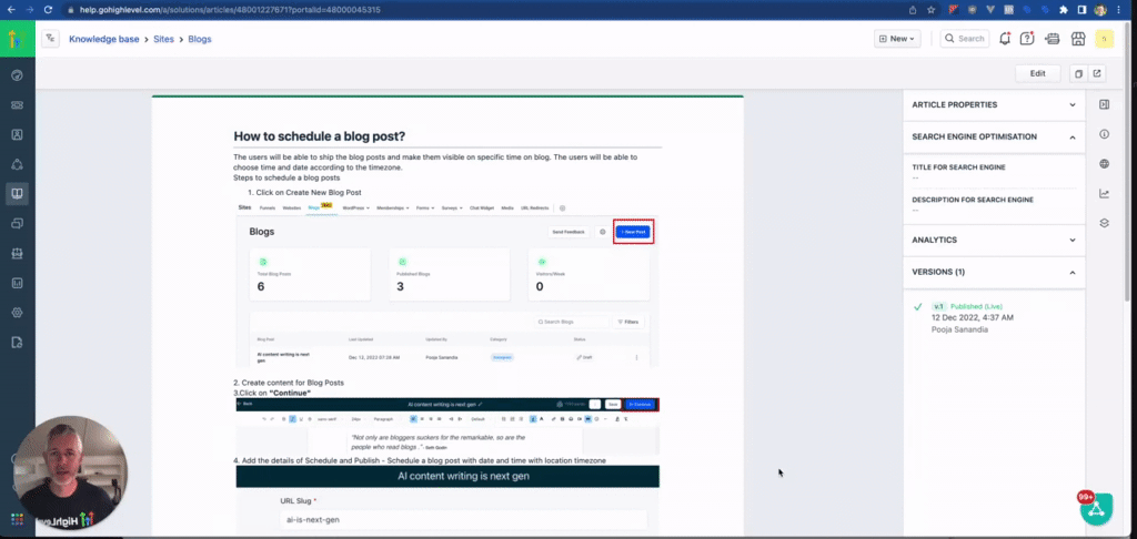 Blog Post Scheduling Live!