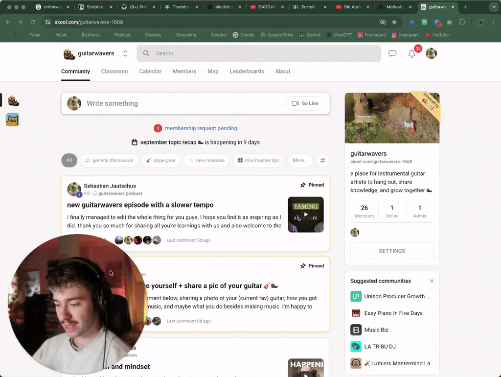 update from my side and new structure plans