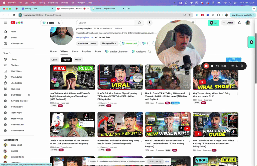 BTS - How I make tutorial videos that make $10,000