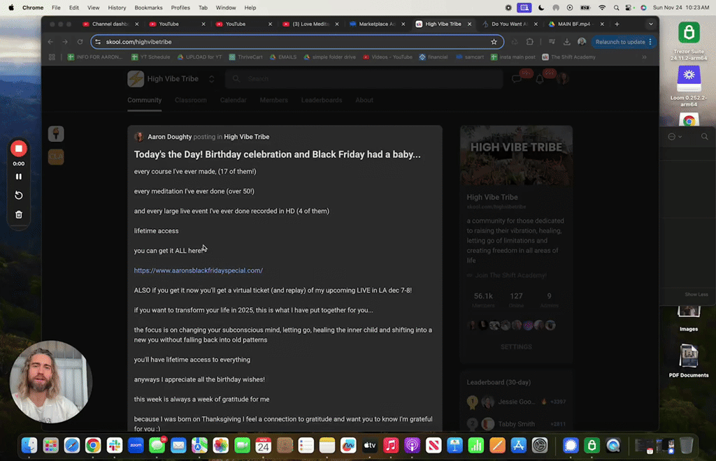 Today's the Day! Birthday celebration and Black Friday had a baby... 