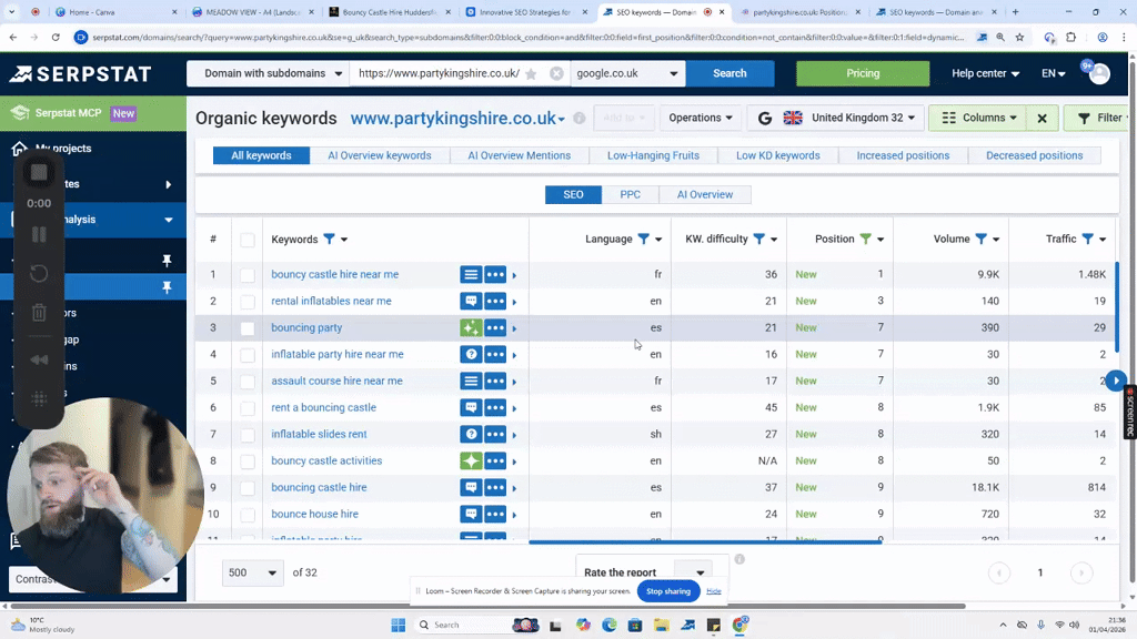 PartyKings Achieves Top Ranking Keyword in Just Two Months! 🚀