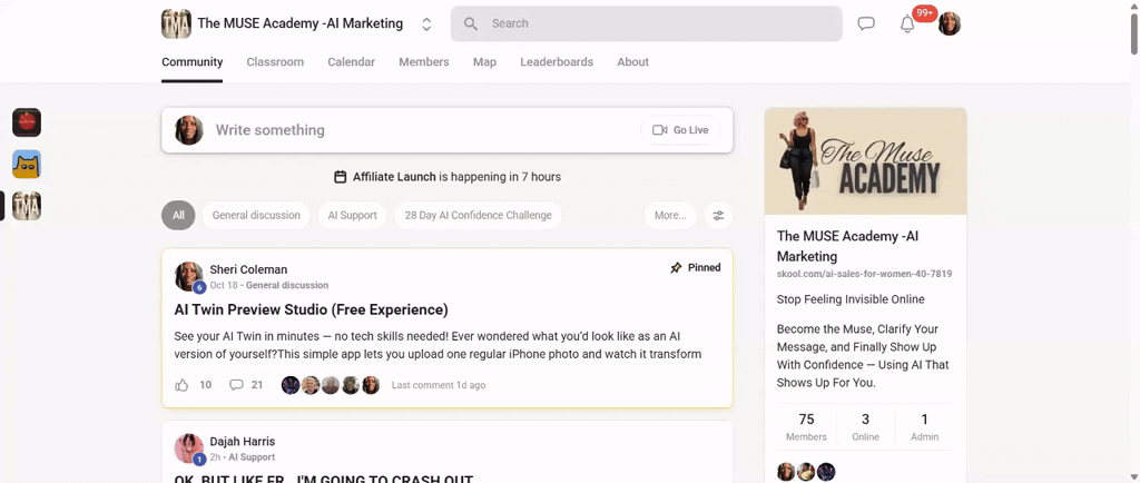 Influencer studio upgrades