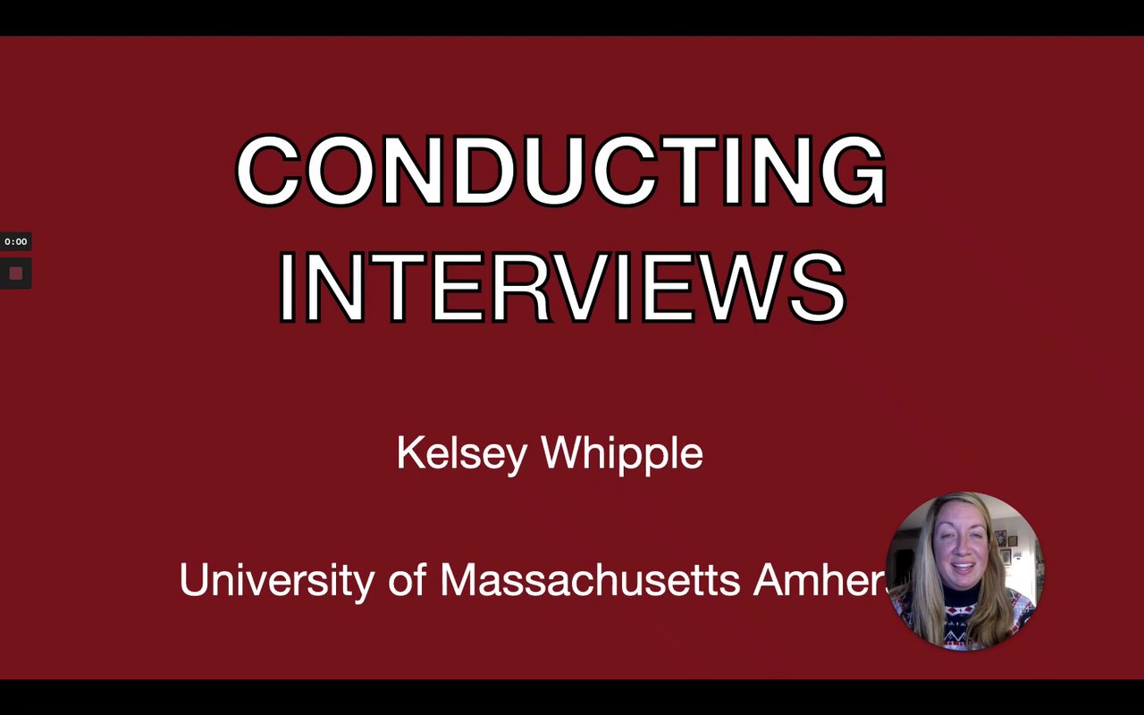 Preview of Conducting Interviews