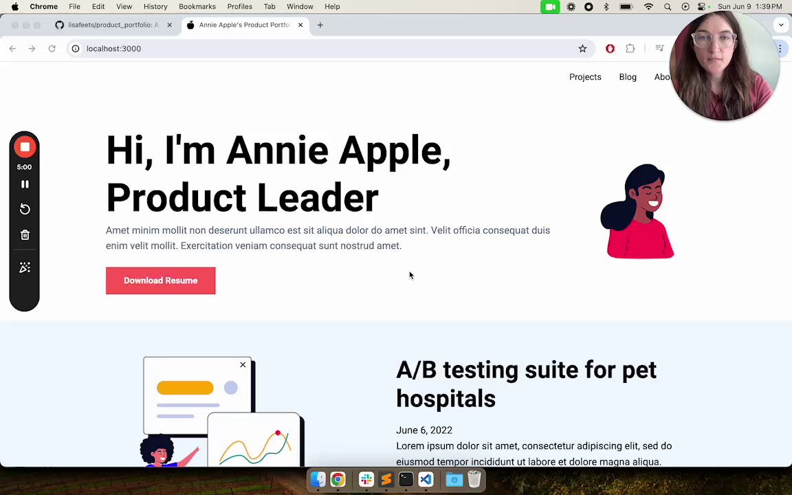 Preview of Tour of the portfolio files and how to modify them