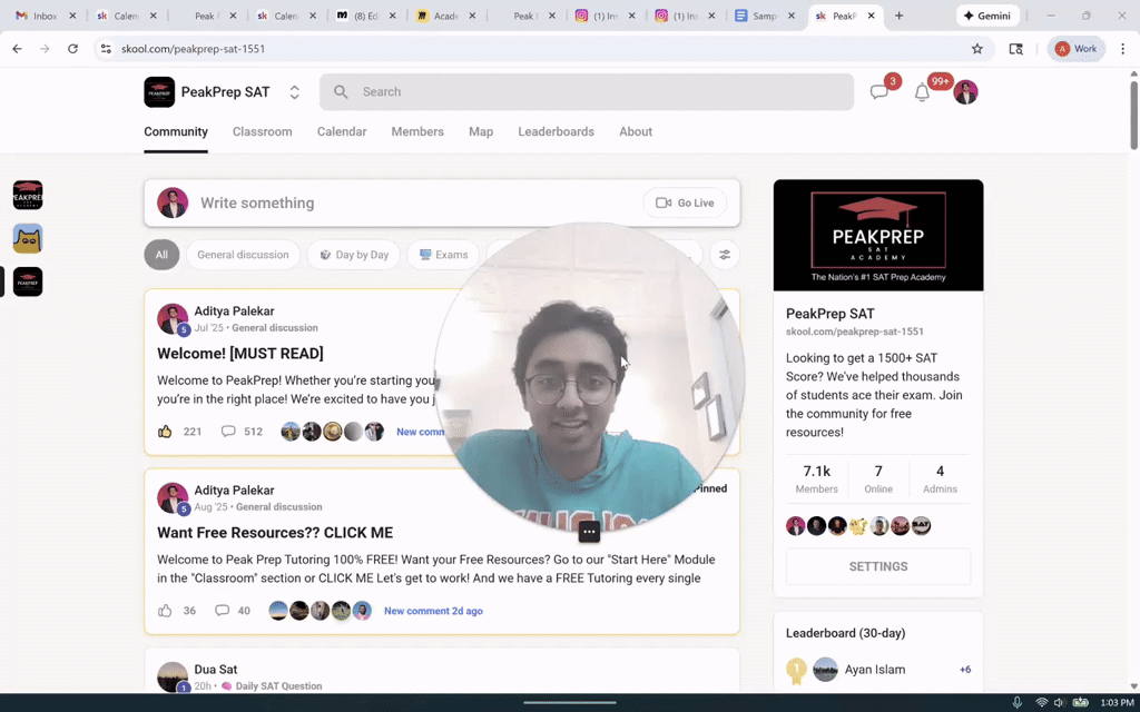 Our Program to GUARANTEE SAT Score Improvement