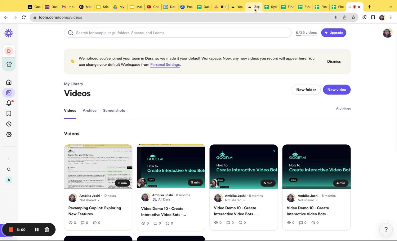 Preview of overview of the Bot and Document Organization