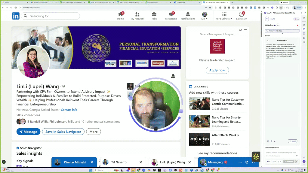 LinLi (Lupei) Wang wanted a profile roast.. here it is..