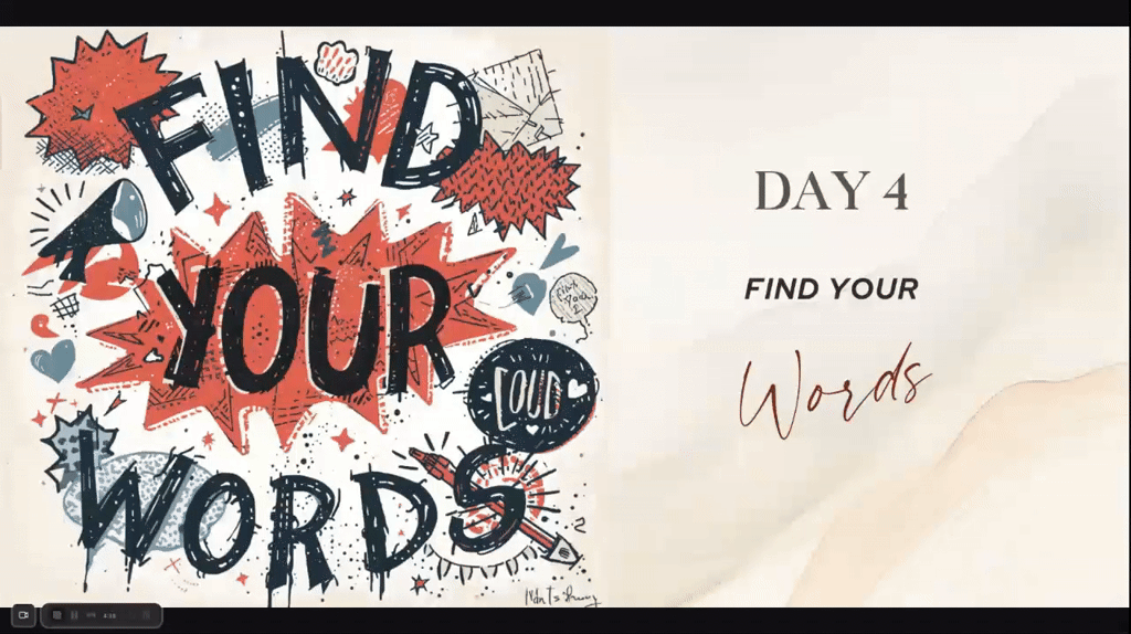 Day 4 - Find your words (verbal recall)