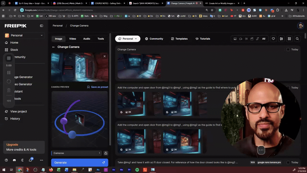 OMG - Freepik has the BEST Camera Angle Change for AI
