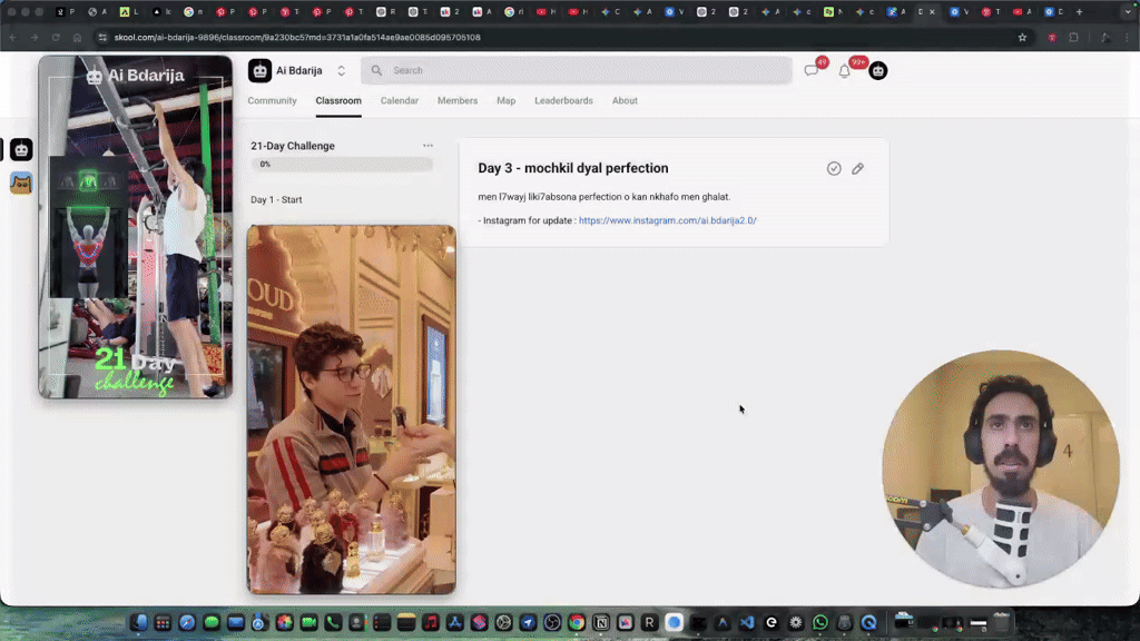 Day 3 of Challenge - mochkil dyal perfection