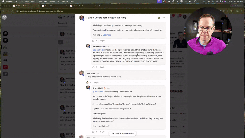 You’re not stuck because you picked the wrong business idea