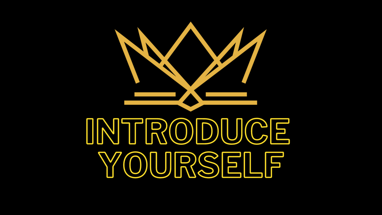⭐️[Step 2] Welcome KING! Please Introduce Yourself 