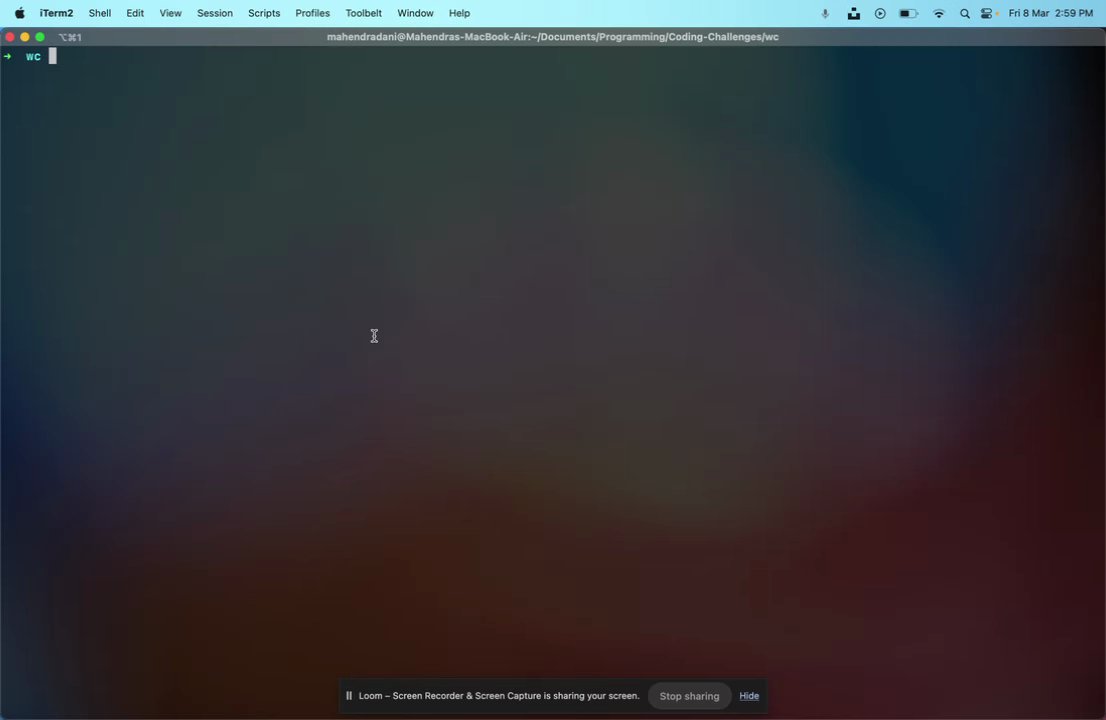Preview of How to Use the WC Command Line