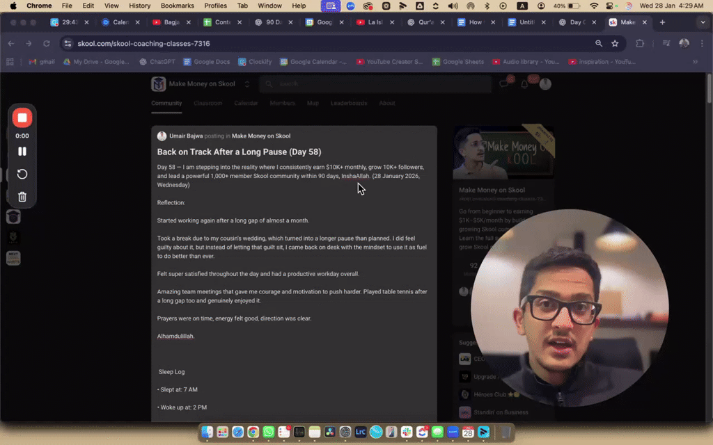 Back on Track After a Long Pause (Day 58)