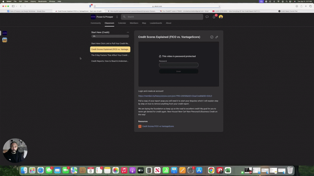 CLICK ON CLASSROOM AT THE TOP!