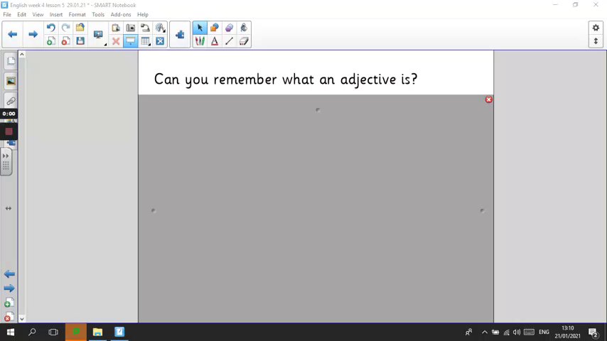 Preview of SMART Notebook - English week 4 lesson 5  29.01.21 * - SMART Notebook