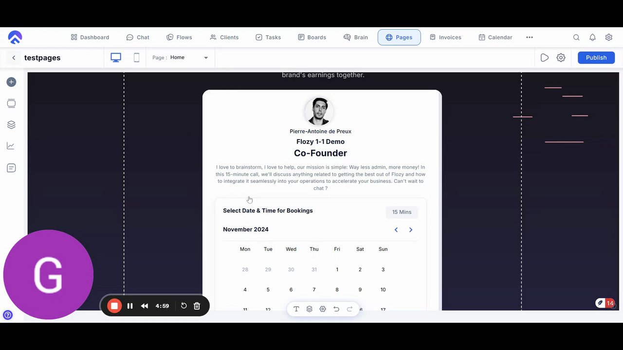 Preview of Deleting Section