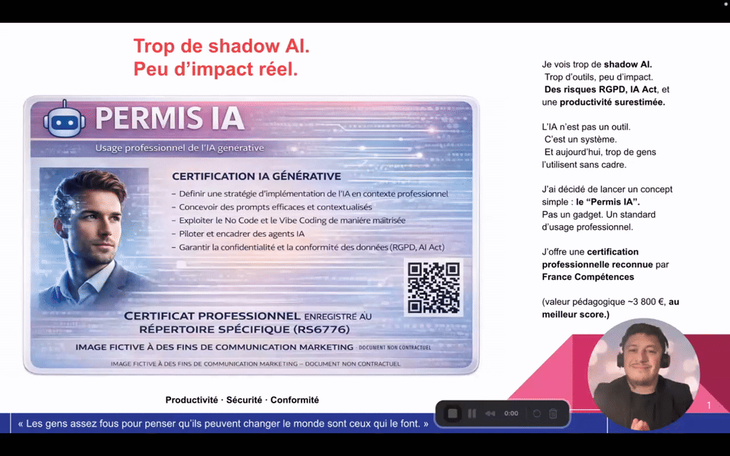 Envie de passer son Permis IA ?